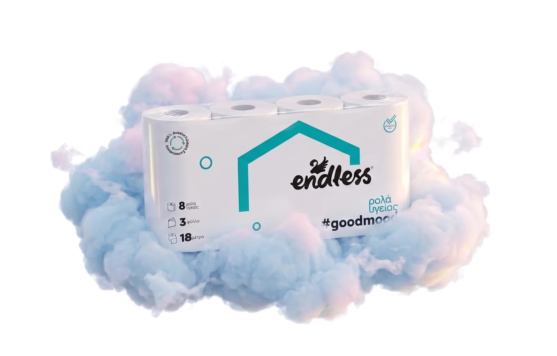Endless #goodmood 3φυλλο Ρολά Υγείας